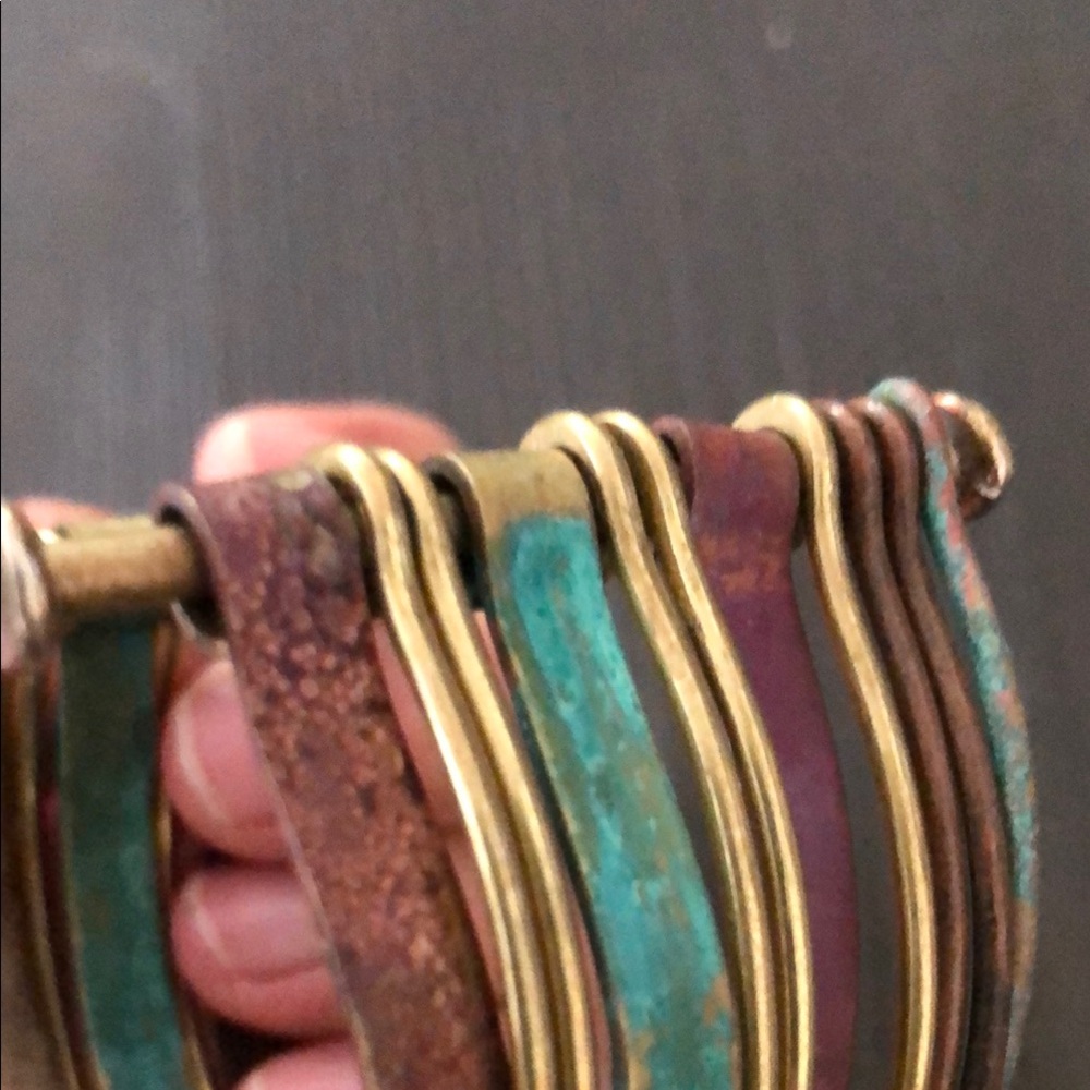 Multicolor And Strand Stack Bangle - image 6
